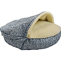 Snoozer Premium Micro Suede Cozy Cave Pet Bed in Palmer Indigo