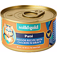 Solid Gold Flavorful Feast Indoor Recipe With Chicken in Gravy Holistic Grain Free Canned Cat Food