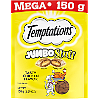 Temptations Jumbo Stuff Tasty Chicken Flavor Crunchy and Soft Cat Treats