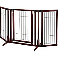 Richell Premium Plus Freestanding Brown Pet Gate