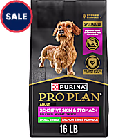 Purina Pro Plan Sensitive Skin & Stomach, Salmon & Rice Formula Small Breed Dry Dog Food