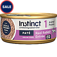 Instinct Limited Ingredient Diet Grain-Free Pate Real Rabbit Recipe Wet Cat Food