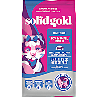 Solid Gold Grain Free Mighty Mini Beef Sweet Potato & Apple Adult Dry Dog Food