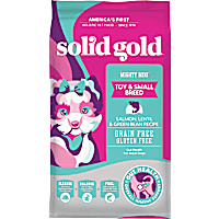 Solid Gold Grain-Free & Gluten-Free Mighty Mini with Cold Water Salmon, Lentil & Green Bean Recipe Adult Dry Dog Food