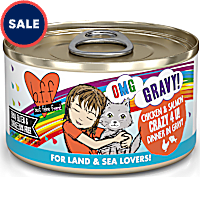 B.F.F. OMG Crazy 4 U! Chicken & Salmon Dinner in Gravy Wet Cat Food