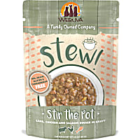 Weruva Stew! Stir the Pot Lamb, Chicken and Salmon Dinner in Gravy Wet Cat Food
