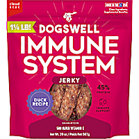 Dogswell Immunity & Defense Jerky Grain-Free Duck Recipe for Dogs
