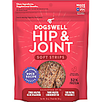 Dogswell Hip & Joint Soft Strips Grain-Free Duck Recipe for Dogs