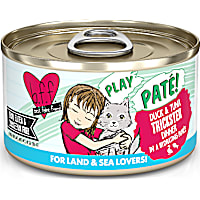 B.F.F. P.L.A.Y. Trickster Duck & Tuna Dinner in a Hydrating Puree Wet Cat Food