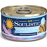 Soulistic Pate Chicken & Tuna Dinner in a Hydrating Puree Wet Cat Food