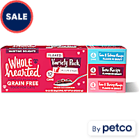 WholeHearted Grain Free Maritime Delights Flaked Wet Cat Food Variety Pack for All Life Stages