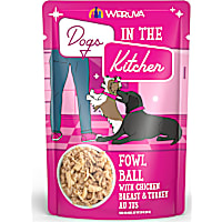 Dogs in the Kitchen Fowl Ball with Chicken Breast & Turkey Au Jus Wet Dog Food Pouches