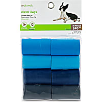 So Phresh Blue and Multicolored Solid Dog Waste Bags