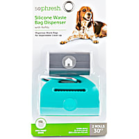 So Phresh Silicone Dog Waste Bag Dispenser in Assorted Colors with Refills