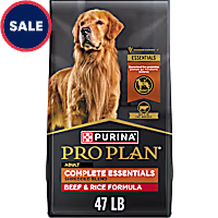 Purina Pro Plan High Protein with Probiotics Shredded Blend Beef & Rice Formula Dry Dog Food