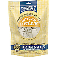 Better Belly Originals Water Buffalo Flavor Great Digestibility Rawhide Small Bones Dog Treats