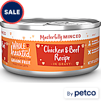 WholeHearted All Life Stages Grain-Free Chicken & Beef Recipe Minced in Gravy Wet Cat Food