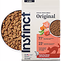 Instinct Original Grain-Free Recipe with Real Salmon Freeze-Dried Raw Coated Dry Cat Food