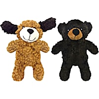 Multipet Rescue Plush Flattie Assorted Dog Toy