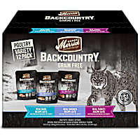 Merrick Backcountry Grain Free Poultry Recipes Cuts in Gravy Wet Cat Food Variety Pack
