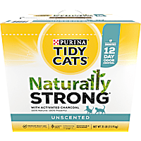 Purina Tidy Cats Unscented Naturally Strong Clumping Clay Multi-Cat Litter