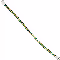 You & Me Multi-color Zigzag Rope Bird Perch