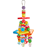 You & Me Fiesta On The Blocks Chewing Bird Toy