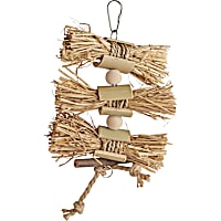You & Me Birdie Bowties Preening Bird Toy