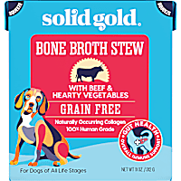 Solid Gold Bone Broth Stew with Beef & Hearty Vegetables Wet Dog Food