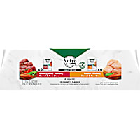 Nutro Hearty Natural Tender Chicken, Chunky Beef, Tomato, Carrot & Pea Stew Wet Dog Food Variety Pack