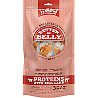 Better Belly Proteins With Real Lamb Braids Digestible Dog Chew