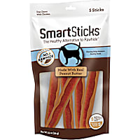 SmartBones SmartSticks Chicken & Peanut Butter No-Rawhide Dog Chews