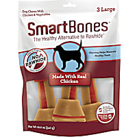 SmartBones Large Bones Vegetable & Chicken No-Rawhide Dog Chews
