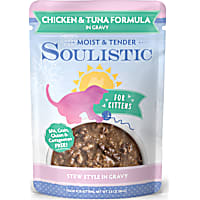 Soulistic Moist & Tender Kitten Chicken & Tuna Formula in Gravy Wet Cat Food