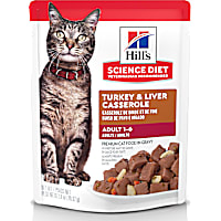 Hill's Science Diet Turkey & Liver Adult Wet Cat Food