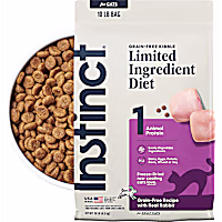 Instinct Limited Ingredient Diet Grain-Free Recipe with Real Rabbit Freeze-Dried Raw Coated Dry Cat Food