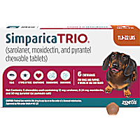 Simparica Trio 11.1-22 lbs. Dogs