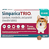 Simparica Trio 22.1-44 lbs. Dogs