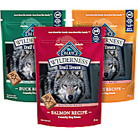 Blue Buffalo Blue Wilderness Biscuits, Duck, Turkey & Salmon Recipes Trail Dog Treats Variety Pack