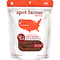 Spot Farms Basics Human Grade Beef Jerky Tenders Dog Treats
