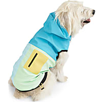 YOULY The Nature Lover Blue Colorblocked Dog Raincoat