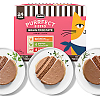 Merrick Purrfect Bistro Grain Free Poultry & Beef Wet Cat Food Variety Pack