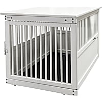Richell Wooden End Table Dog Crate
