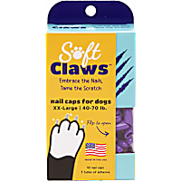 Soft Claws Purple Dog Nail Caps