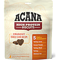 ACANA High Protein Crunchy Turkey Liver Recipe Biscuits for Small Dogs