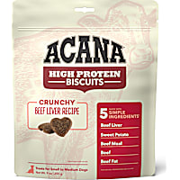 ACANA High Protein Crunchy Beef Liver Recipe Biscuits for Small Dogs