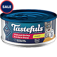 Blue Buffalo Blue Tastefuls Fish and Shrimp Entree in Gravy Flaked Wet Cat Food