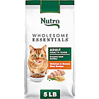 Nutro Wholesome Essentials Chicken & Brown Rice Recipe Adult Natural Dry Cat Food