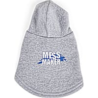 YOULY The Maverick Grey Mess Maker Small Animal Hoodie