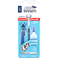 TropiClean Fresh Breath Vet Strength Formula Oral Care Kit for Large Dogs